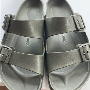 Birkenstock Brand New Olive Green Sandals